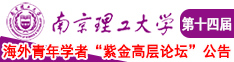 大黑屌操小嫩屄视频南京理工大学第十四届海外青年学者紫金论坛诚邀海内外英才！